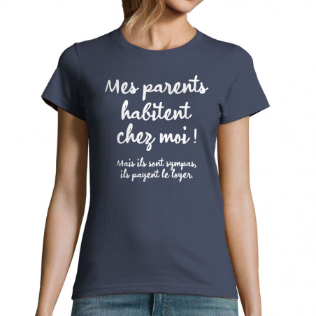 T-shirt femme "Mes parents...