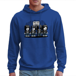 Sweat homme à capuche bleu royal Hey Ho Lego Ramones (Gondrax,Humour,Détournements,Rock & Punk)