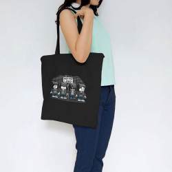 Sac shopping en toile noir Hey Ho Lego Ramones (Gondrax,Humour,Détournements,Rock & Punk)