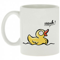 Mug blanc Canard meuh (Gondrax,Animaux,Humour)