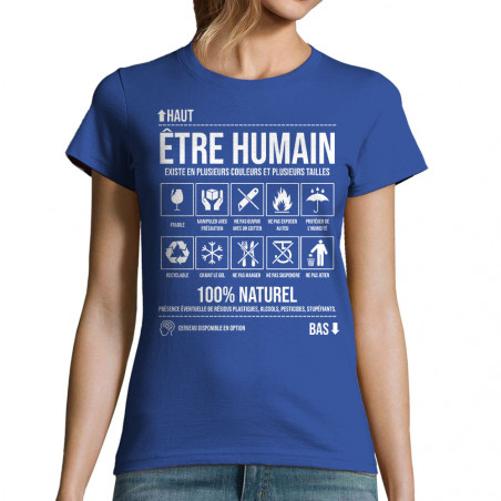 T-shirt femme "Etre humain"
