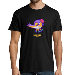 Tee-shirt homme noir Birdy Bird (Michel Gondry,Gondry©,Animaux)