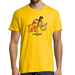 Tee-shirt homme jaune élétrompe (Michel Gondry,Gondry©,Animaux)