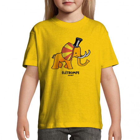 T-shirt enfant "élétrompe"