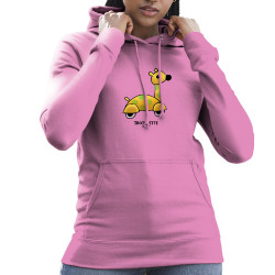 Sweat femme à capuche rose Trotulette (Michel Gondry,Gondry©,Animaux)