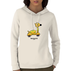 Sweat femme à capuche coton bio naturel Trotulette (Michel Gondry,Gondry©,Animaux)