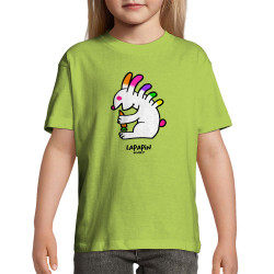 T-shirt enfant vert pomme Lapapin (Michel Gondry,Gondry©,Animaux)