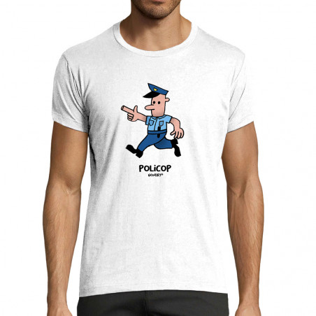 T-shirt homme fit "Policop"