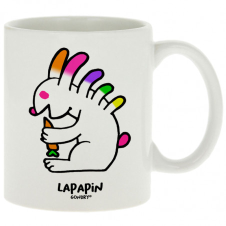 Mug blanc Lapapin (Michel Gondry,Gondry©,Animaux)