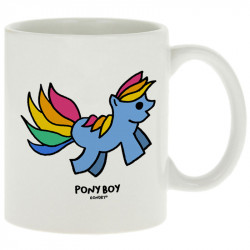 Mug blanc Pony Boy (Michel Gondry,Gondry©,Animaux)