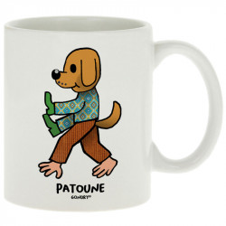 Mug blanc Patoune (Michel Gondry,Gondry©,Animaux)