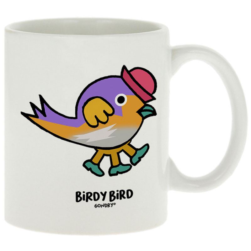 Mug blanc Birdy Bird (Michel Gondry,Gondry©,Animaux)