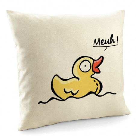 Coussin "Canard meuh"