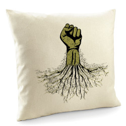 Coussin naturel Militant écolo (Gondrax,Slogans engagés,Ecologie)