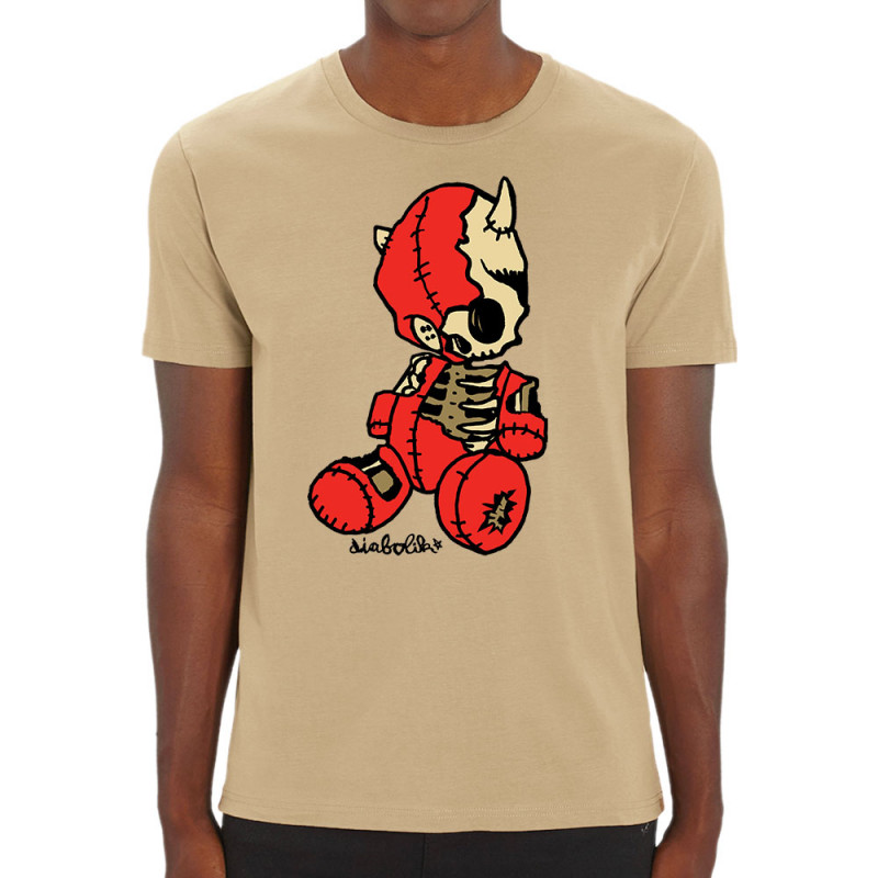 T-shirt homme coton bio naturel Dead Puppet (Diabolik,Têtes de morts)
