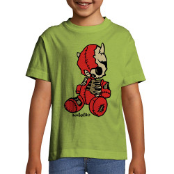 T-shirt enfant vert pomme Dead Puppet (Diabolik,Têtes de morts)