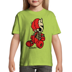 T-shirt enfant vert pomme Dead Puppet (Diabolik,Têtes de morts)