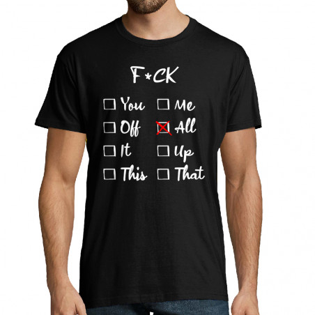 T-shirt homme "Fuck X All"