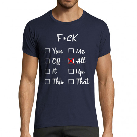 T-shirt homme fit "Fuck X All"