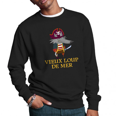 Sweat homme col rond "Vieux...