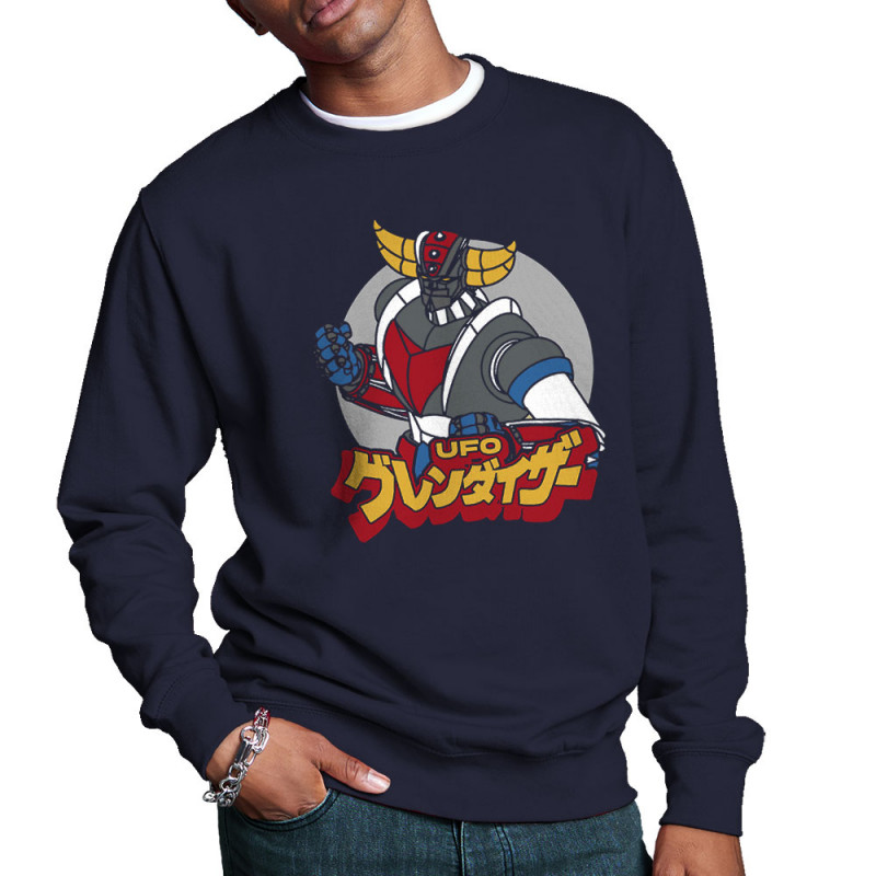Sweat homme col rond bleu marine Goldrake (Films/Séries,Manga Kawaï japan)