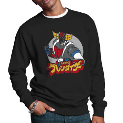 Sweat homme col rond noir Goldrake (Films/Séries,Manga Kawaï japan)