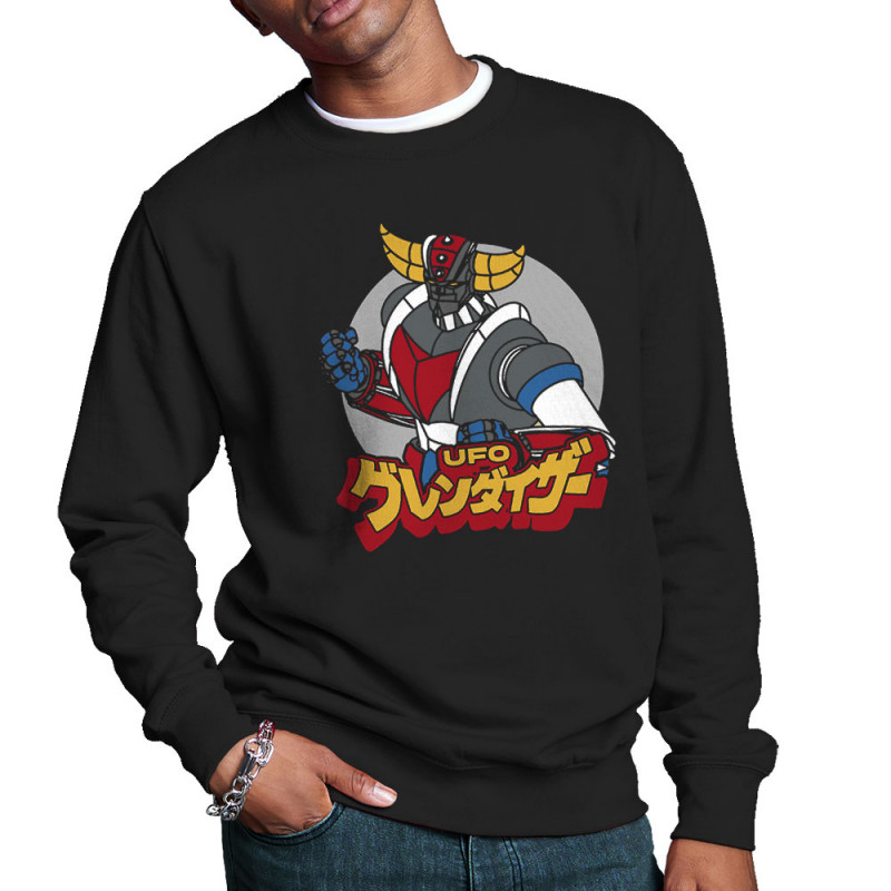Sweat homme col rond noir Goldrake (Films/Séries,Manga Kawaï japan)