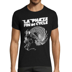 T-shirt homme fit noir Fin de cycle (La Phaze)