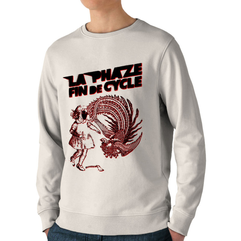 Sweat homme bio col rond naturel Fin de cycle (La Phaze)