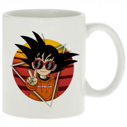 Mug blanc Rad Goku (Films/Séries,Manga Kawaï japan)