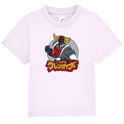 T-shirt bébé rose pale Goldrake (Films/Séries,Manga Kawaï japan)