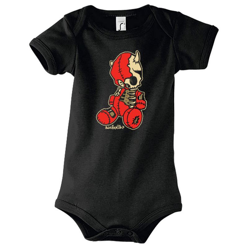 Body bébé noir Dead Puppet (Diabolik,Têtes de morts)