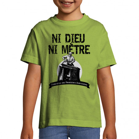 T-shirt enfant "Ni Dieu ni...