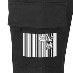 Short cargo homme noir Coucou (Gondrax,Animaux,Humour)