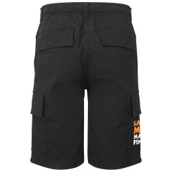 Short cargo homme noir Sauvez le monde (Ted Boundy,Slogans engagés,Humour)