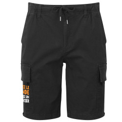 Short cargo homme noir Sauvez le monde (Ted Boundy,Slogans engagés,Humour)