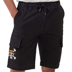 Short cargo homme noir One Skull (Le Duc,Têtes de morts,Jeux Vidéo / Geek,Manga Kawaï japan,Détournements)