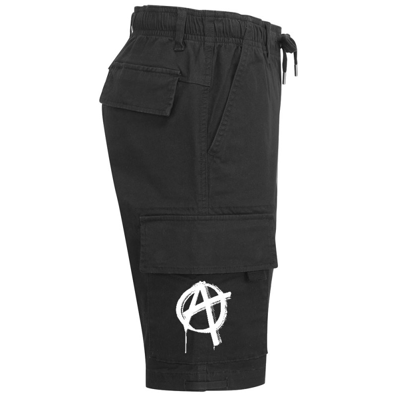 Short cargo homme noir Anarchy (Gondrax,Slogans engagés,Rock & Punk)