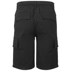 Short cargo homme noir Un deux trois cat (Le Duc,Humour,Animaux,Des chiffres et des lettres,Chats,Devoirs de vacances)