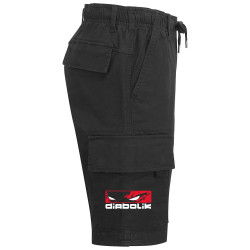 Short cargo homme noir Diabolik - Heros (Diabolik)