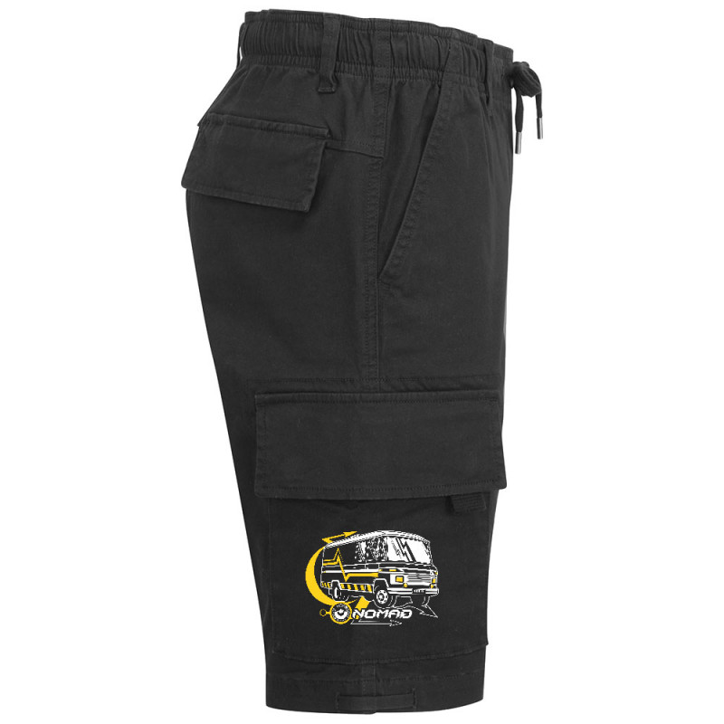 Short cargo homme noir Nomad (E Cone,teufeur)