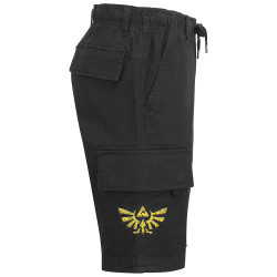 Short cargo homme noir Triforce Stone (Le Duc,Jeux Vidéo / Geek)