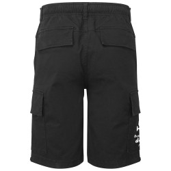 Short cargo homme noir Croiser des cons (Gondrax,Humour,Slogans Débiles)