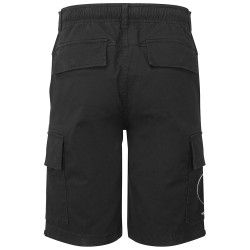 Short cargo homme noir On tourne en rond (Gondrax,Humour,Slogans engagés)