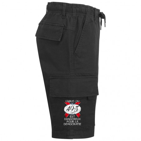 Short cargo homme "L'abus...