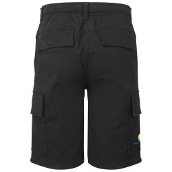 Short cargo homme noir Canard meuh (Gondrax,Animaux,Humour)