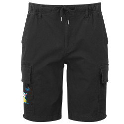 Short cargo homme noir Canard meuh (Gondrax,Animaux,Humour)