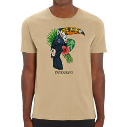 T-shirt homme coton bio naturel Tatoucan (Mr Mouton,Animaux,Humour)