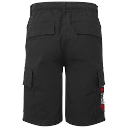 Short cargo homme noir Make Music Not War (Rock & Punk,Slogans engagés)