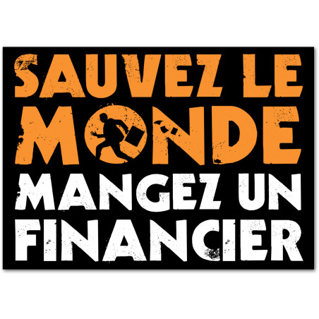 Affiche "Sauvez le monde"